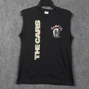 Vintage The Cars Shirt Mens Large Heartbeat City Tour 84 Sleeveless Band 80s‎